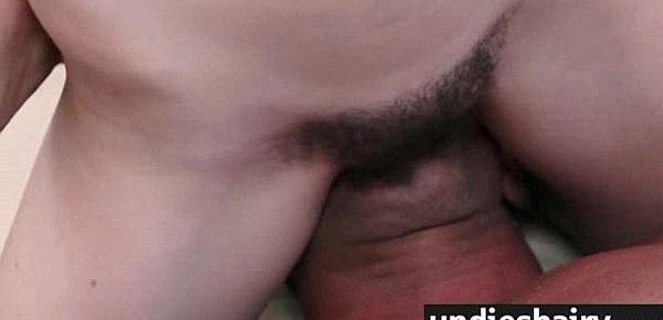  Hairy Winnie gets a hard cock stuffed in her hairy pussy 27